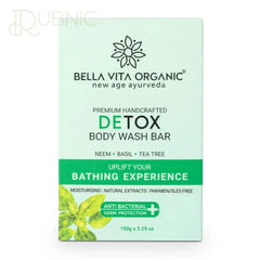 Organic Body Wash Bars collection – Bella Vita Organic Detox Body Wash Bar - 150g Natural Handmade Soap
