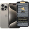 Mobile accessories collection – Glaxx Flayr 5D Curved Tempered Glass for iPhone 15 Pro Max - Full Screen Protection iPhone 15 Pro Max tempered glass