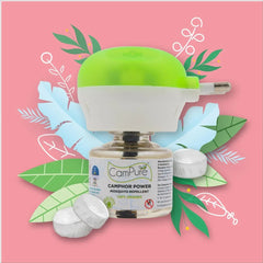Mangalam CamPure collection – MANGALAM CamPure Camphor Power Mosquito Liquid Vaporiser