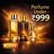 Affordable perfumes collection under Rs.1000 featuring Bella Vita, Yardley London, Skinn by Titan, and Fastrack scents