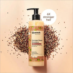 Quench collection – QUENCH Damage Repair Shampoo with Quinoa Protein, 250 ML - Nourishing for Dry, Frizzy Hair