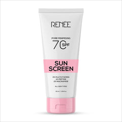 RENEE collection – RENEE Pore Minimizing Sunscreen SPF 70 With 2% Niacinamide, 2% Peptide & 3% Multivitamins, 50Ml