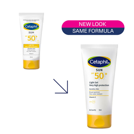 Cetaphil Sun SPF 50 Light Gel 50ml new look pack
