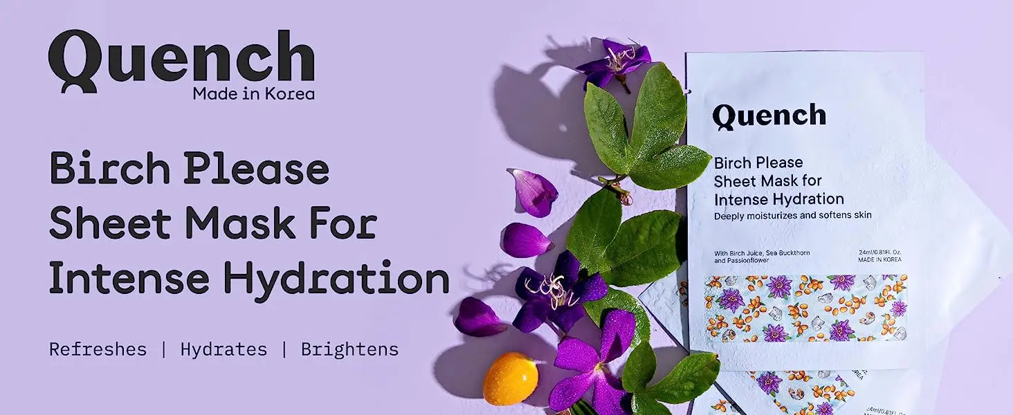 Quench Botanics Birch Please Sheet Mask - Intense Hydration