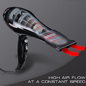 IKONIC PRO 2100+ Hair Dryer | 2000W Black Interchangeable