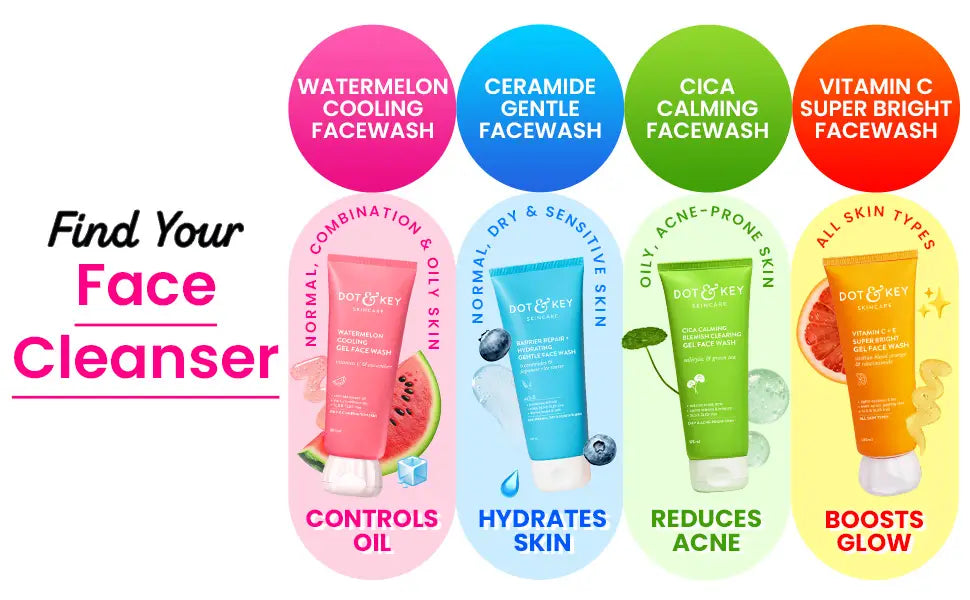 Dot & Key Watermelon Face Wash with Vitamin C & Cucumber