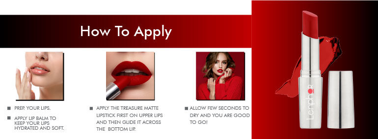 Lenphor Treasure Matte Lipstick