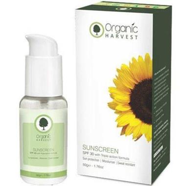 Organic Harvest Sunscreen SPF 30 Triple Action Formula 50GM