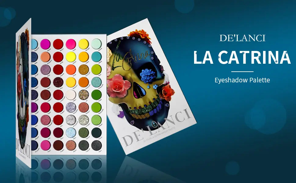 DELANCI Big Colorful Eyeshadow Palette Professional 54