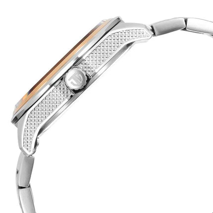 a close up of a wrist watch on a white background