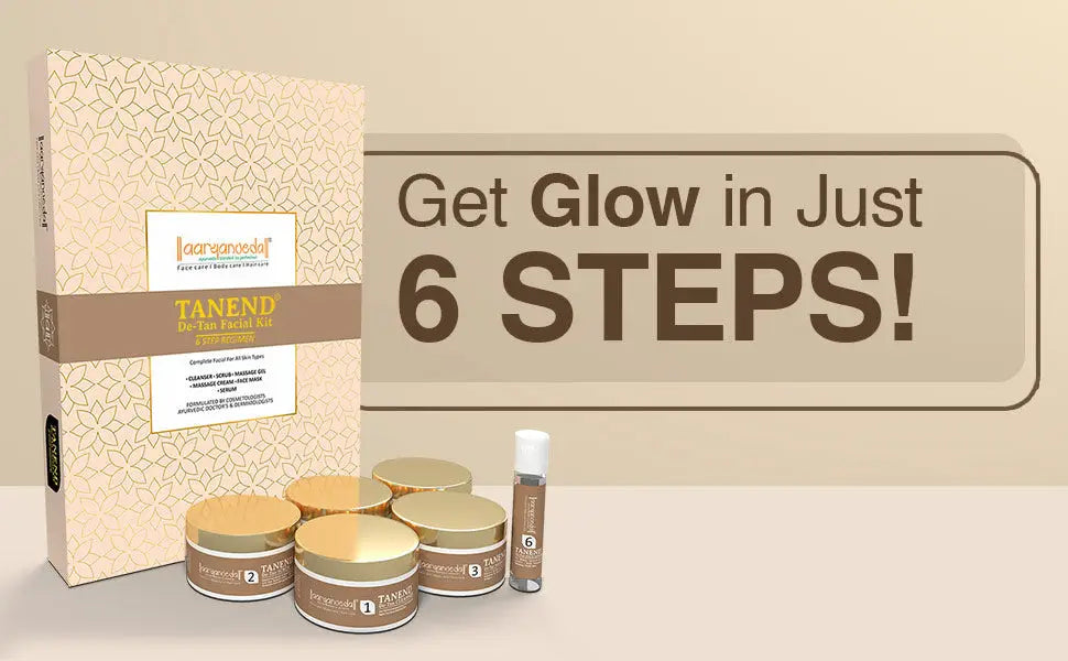 AaryanVeda Tanend De-Tan Facial Kit PACK OF 2