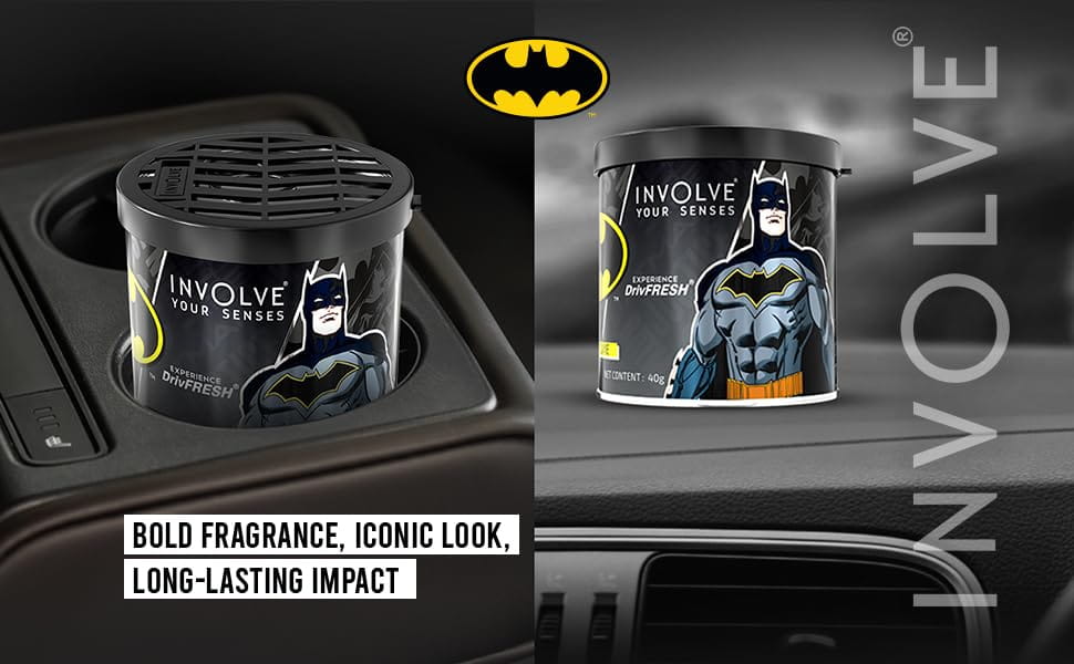 DC Comics Car Air Freshener - Fruity Scented Tin Can Fiber