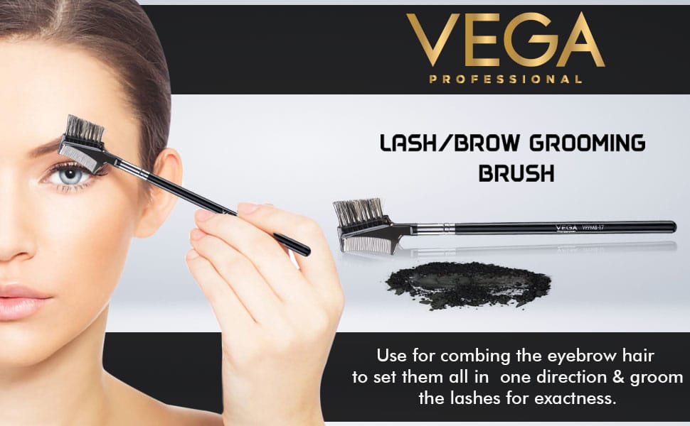 Vega Professional Lash & Brow Grooming Brush - Pack of 2