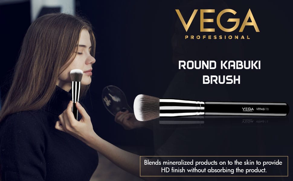 Vega Professional Round Kabuki Brush VPPMB-11 - Premium