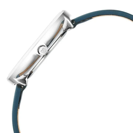 a close up of a watch on a white background