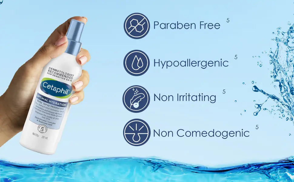 Cetaphil Optimal Hydration Body Spray Moisturizer 207ml