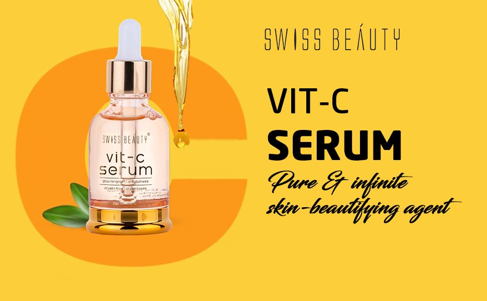 Swiss Beauty Vitamin C Serum 30ml - Brightening Hydrating