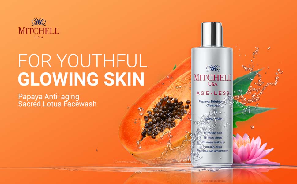 Mitchell USA Papaya Brightening Cleanser - Anti-Aging Face