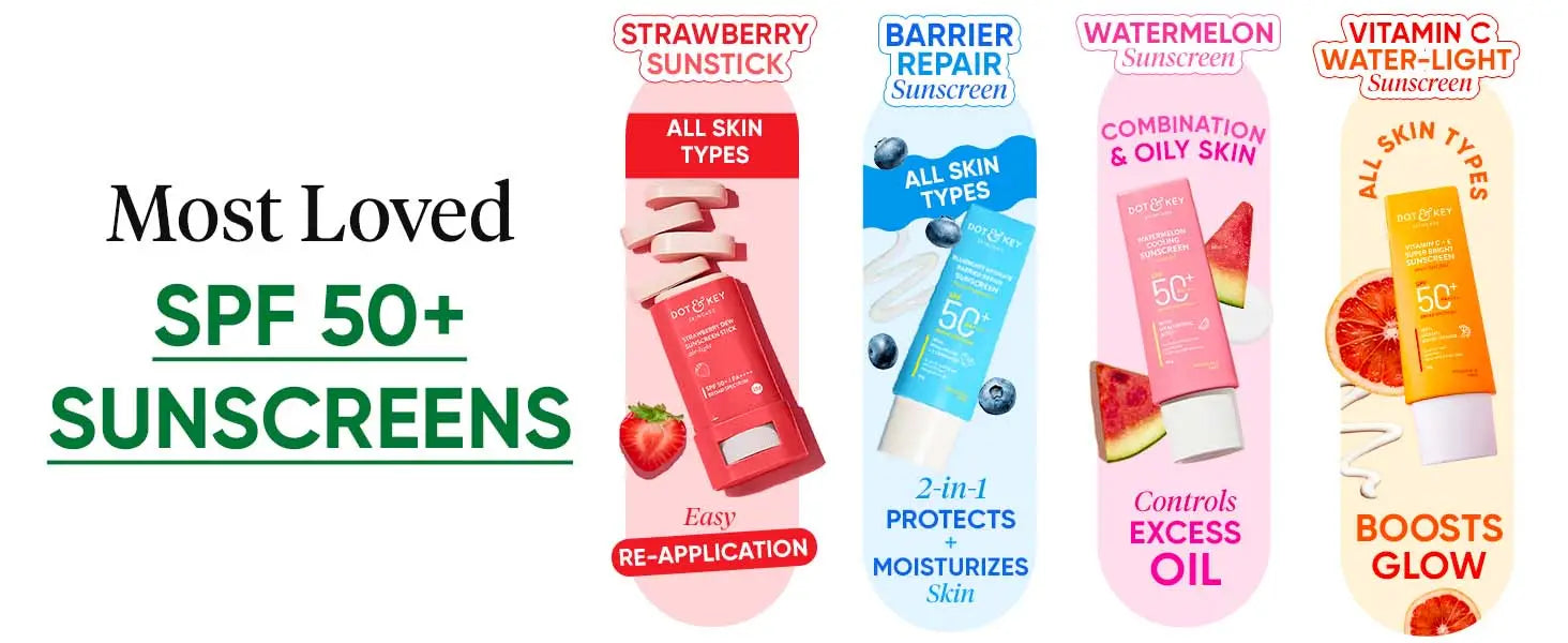 Dot & Key Strawberry Dew Sunscreen Stick For Travel SPF 50