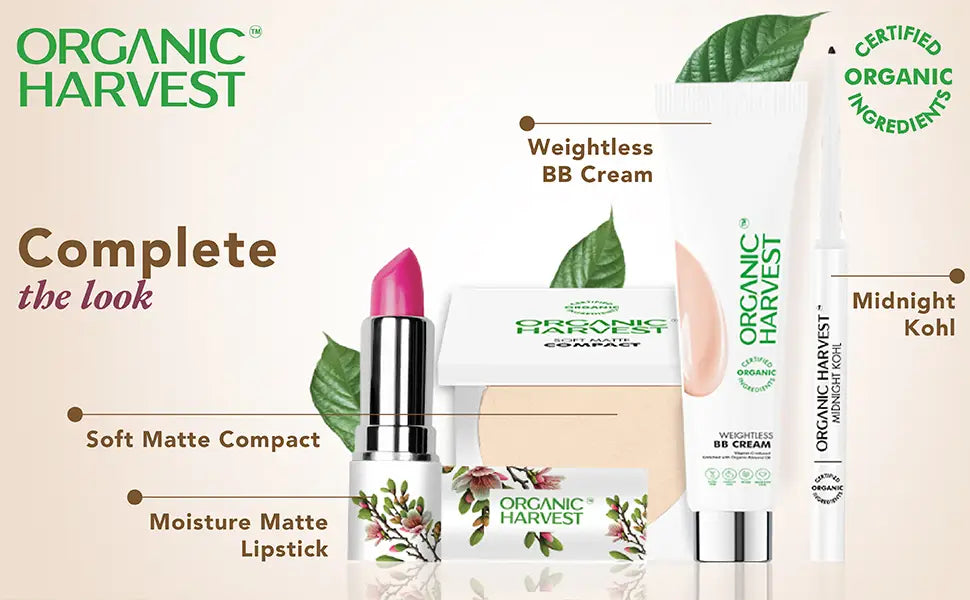 Organic Face Compact - Soft Matte Powder For Dark Skin Tone