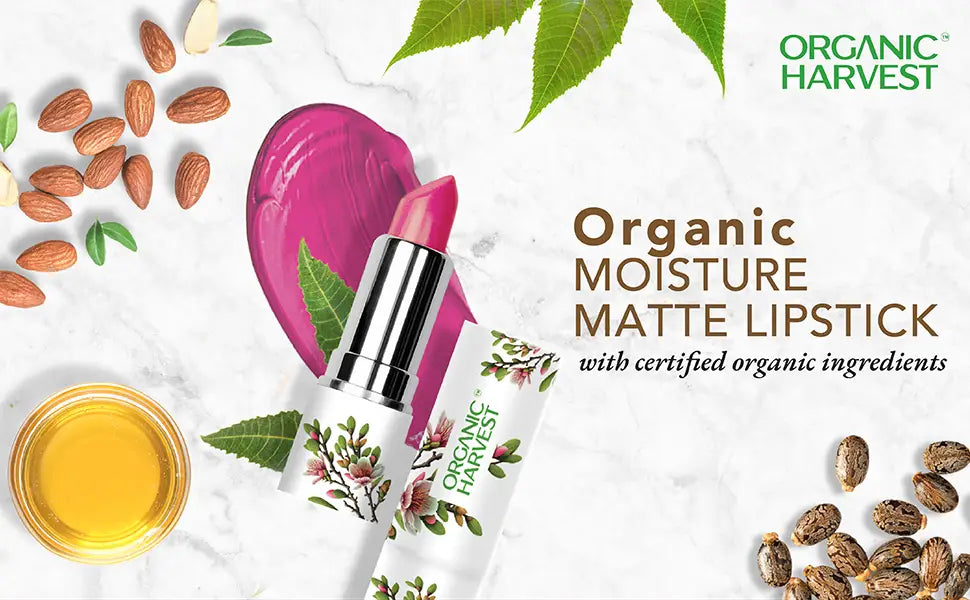 Organic Matte Lipstick - Beetroot Red | Long-Lasting