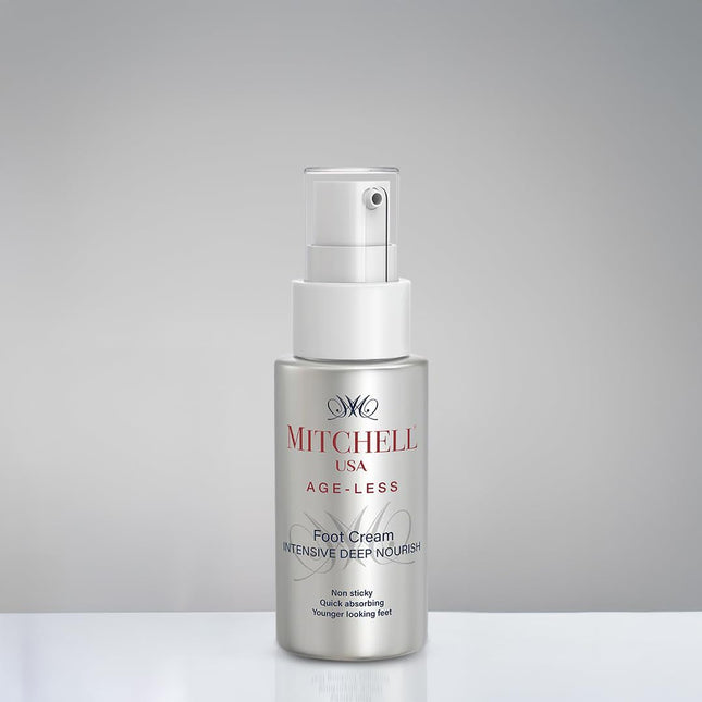 The Mitchell USA Anti-aging Foot Cream for women and men provides intensive deep nourishment, making it the ideal deep nourishing foot cream for softening dry and rough feet.