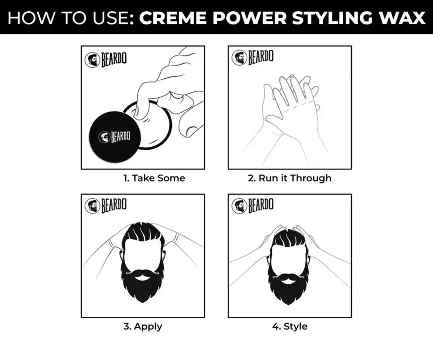 Beardo Hair Wax Strong Hold Crystal Gel Wax pack of 2