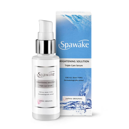 Spawake Face Serum - Brightening Triple Care with Vitamin C & B3 & E, a brightening face serum, promoting skin vitality and glow.