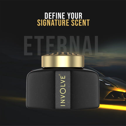 Involve Eminence Eternal Organic Car Perfume with DrivFRESH – Fiber Air Freshener – 45 gm | Car Fresheners | Car Dashboard Decoration Items