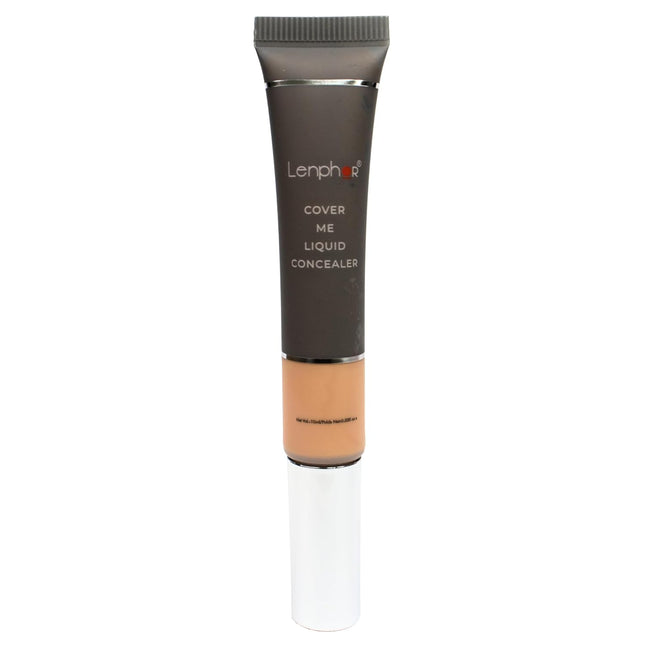 Lenphor Cover Me Liquid Concealer Beige 10ml - High coverage concealer with a natural-looking finish, perfect for hiding imperfections.