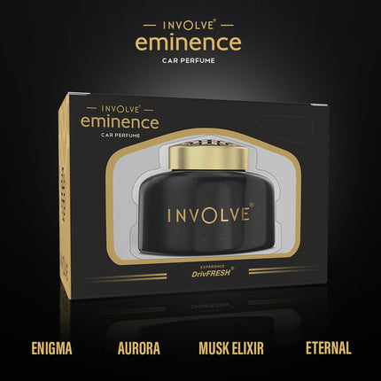 Involve Eminence Eternal Organic Car Perfume with DrivFRESH – Fiber Air Freshener – 45 gm | Car Fresheners | Car Dashboard Decoration Items