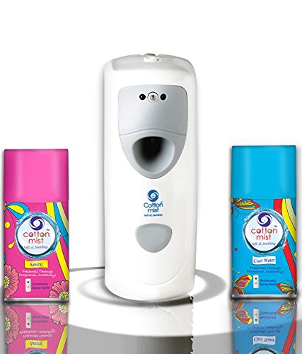 Cotton Mist Automatic Air Freshener Dispenser with 2