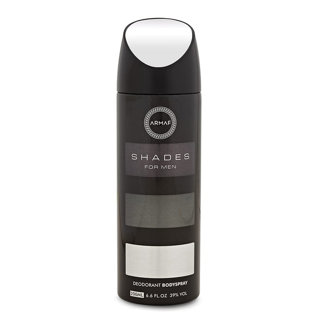 Armaf Deo Shades Black Colour 200ml, a premium 200ml body spray designed for a refreshing fragrance experience.