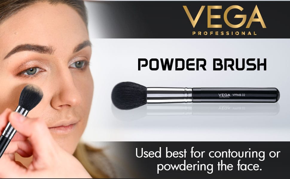Vega Professional Powder Brush VPPMB-32 - Soft Bristles