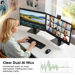 UGREEN CM930 4K AI Tracking Webcam – 8MP Autofocus, Dual Mic