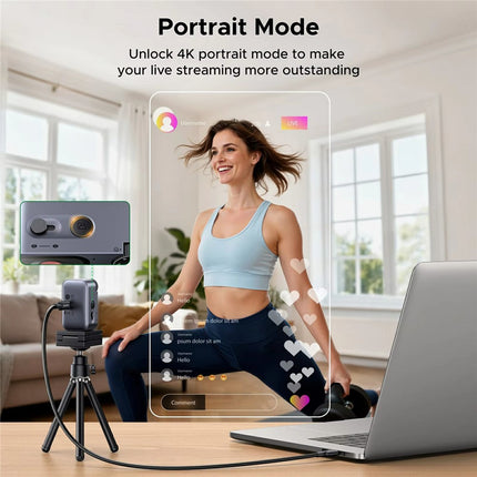 UGREEN CM930 4K AI Tracking Webcam – 8MP Autofocus, Dual Mic