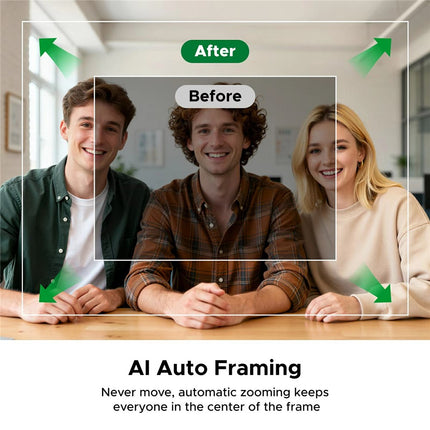 UGREEN CM930 4K AI Tracking Webcam – 8MP Autofocus, Dual Mic