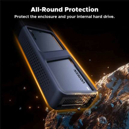 UGREEN D703 40Gbps NVMe SSD Enclosure – Thunderbolt 4, Cooling Fan, 8TB
