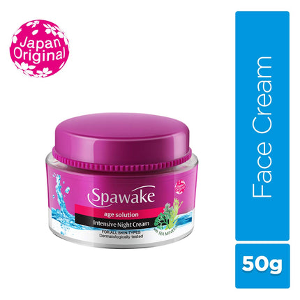 Close-up of Spawake Anti Aging Face Cream texture, promoting effective hydration and anti-aging benefits.