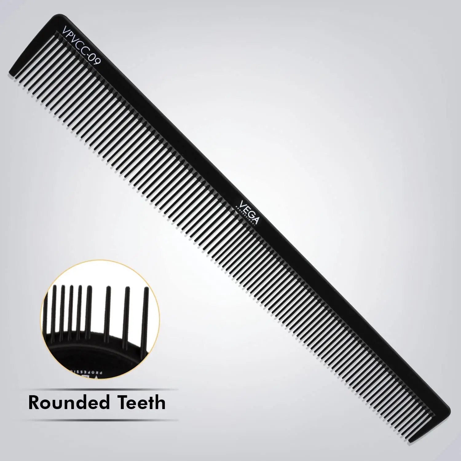 Vega Professional Barber Comb VPVCC-09 (Pack of 2) - Heat