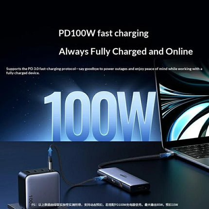 UGREEN 15375 9-in-1 USB-C Hub – 4K 60Hz, 100W PD, Gigabit Ethernet