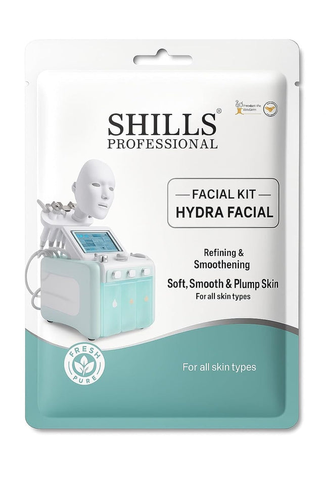 Close-up of SHILLS professional facial mask texture demonstrating its hydrating formula.