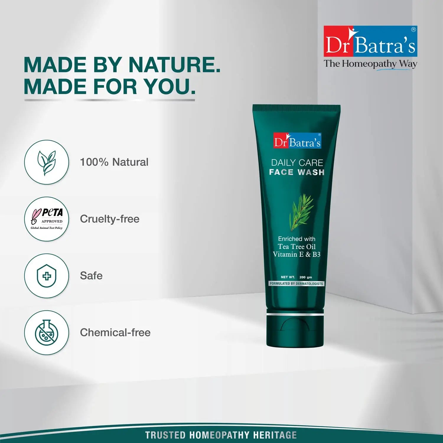 Dr. Batra’s Tea Tree Oil Face Wash | Moisturizing