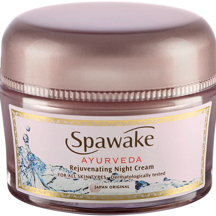SPAWAKE Ayurveda Rejuvenating Night Cream 50 g - Nourishing ayurvedic night cream for rejuvenating skin.