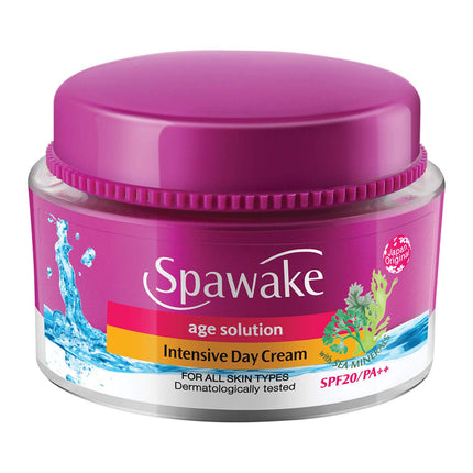 Spawake Anti Aging Face Cream with SPF 20 PA++ packaging showcasing the age-defying formula for youthful skin.