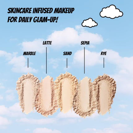 RENEE Everyday Compact Powder - enjoy high coverage face powder that delivers a matte finish and ultralight feel, enriched with Vitamin C and Hyaluronic Acid.