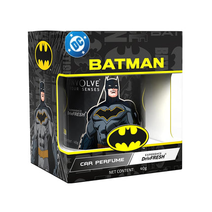 Eco-friendly Involve Your Senses Tin Can Fiber Car Perfume, Car Air Freshener with Refreshing Fruity Scent.