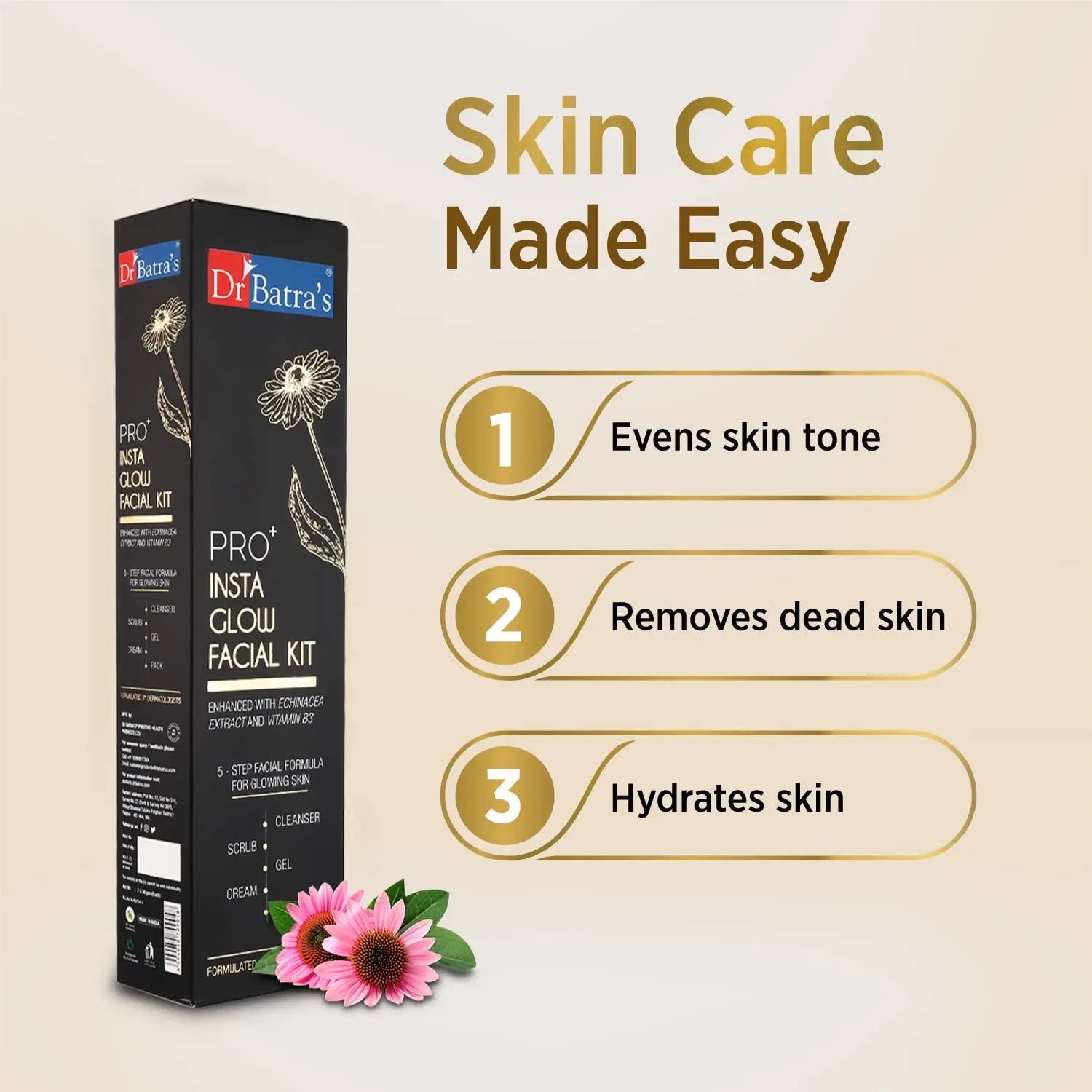 Dr Batra’s PRO+ Insta Glow Facial Kit