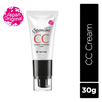 Tips for using Spawake CC Cream, highlighting the natural feel and coverage of this CC cream with SPF.