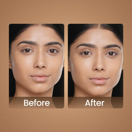 Woman holding Swiss Beauty 24K Gold Serum bottle, exemplifying its luxurious skincare promise for luminous and toned skin.